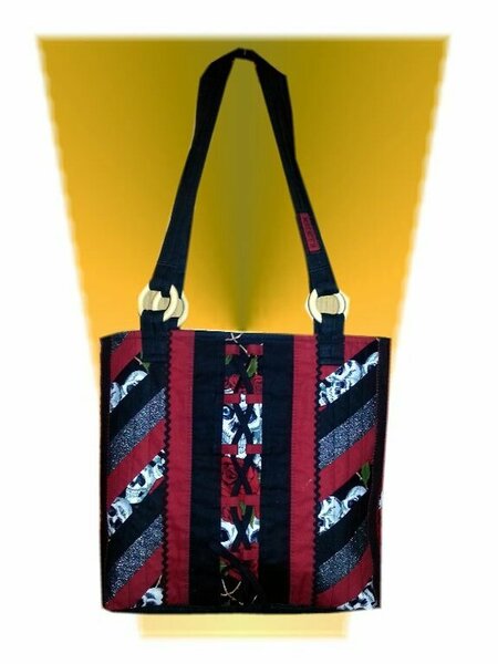 Tasche Schwarz/Rot