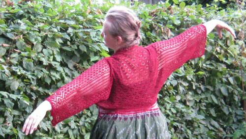 Mehr Informationen zu "Lace Shrug/ Ärmelschal "DakshinaChitra""