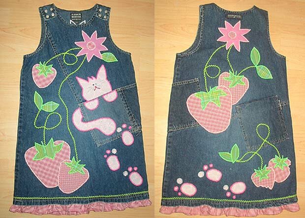 Kleid für ein kleines Erdbeermonster
