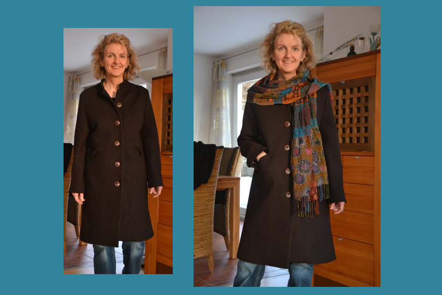 Mantel aus Burda 11/2010 - Mod. 102