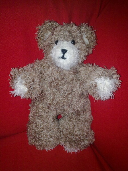 Spieluhr Teddy gehäkelt