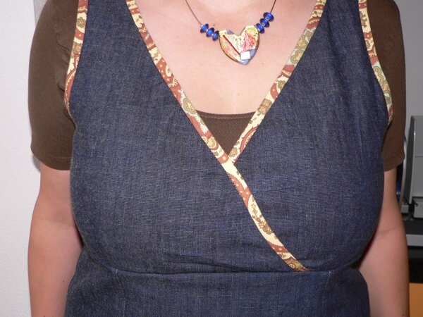 Kopiertes Kleid - Detail