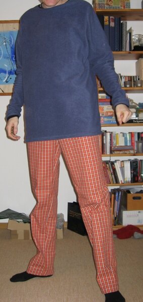 Fleecepulli + Schlafanzughose für meinen Mann
