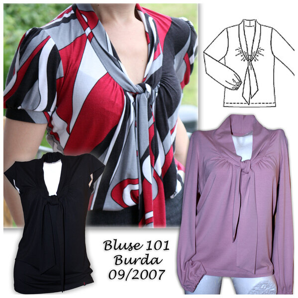 Bluse Burda 09/2007