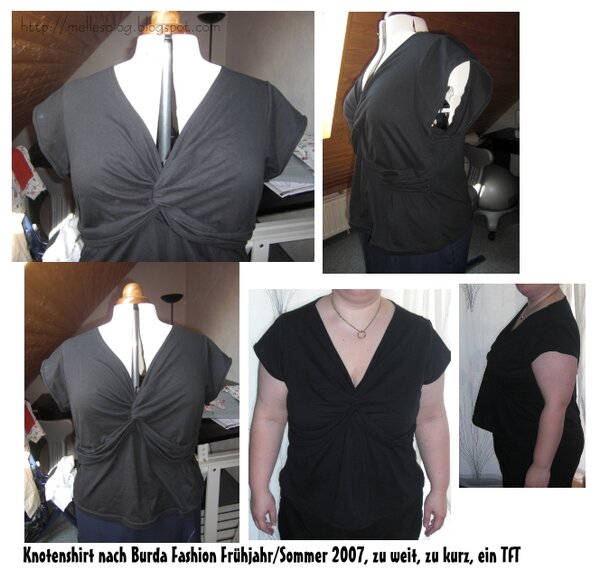 Knotenshirt Burda