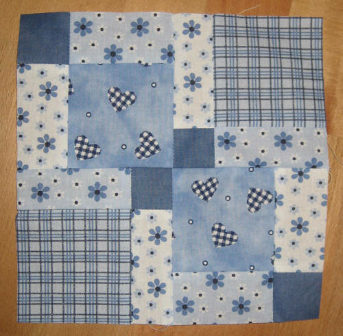 PfA2012 Regenbogenquilt 9Patch
für LadySibyll