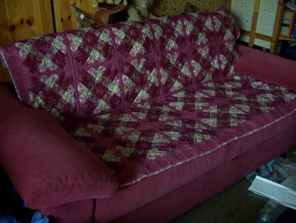 Meine Decke für unsere neue Couch