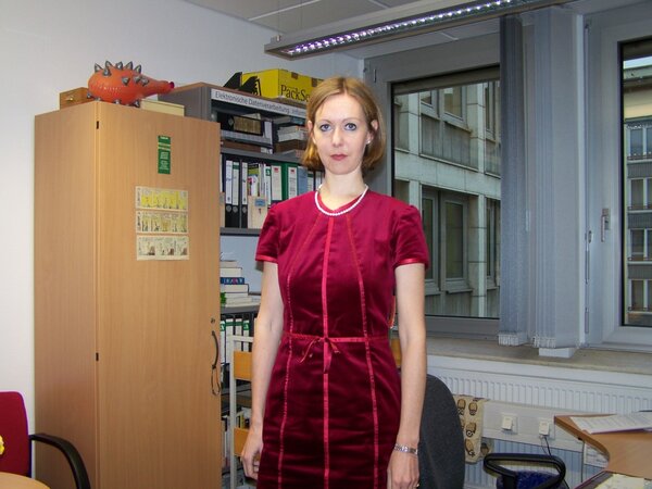Samtkleid Burda 114 A 11/2005