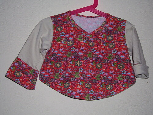Wickelshirt für kleine Mädchen