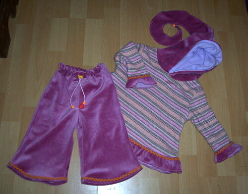 Farbemnix Hose Greetje und Pulli Jule