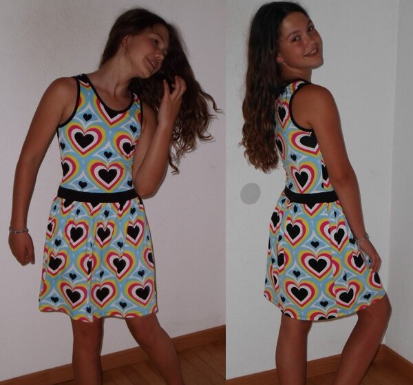 Herzen Kleid