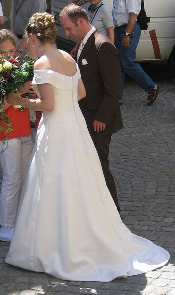 Brautkleid hinten