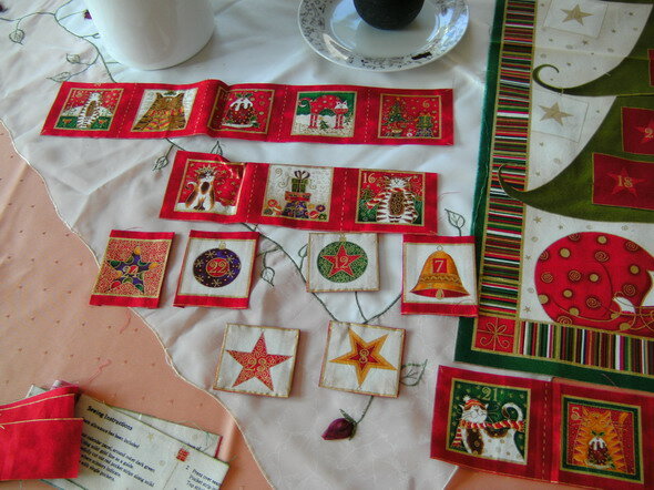 Taschen des Adventskalenders