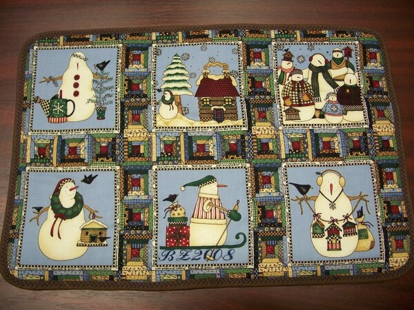 winterliches Platzdeckchen