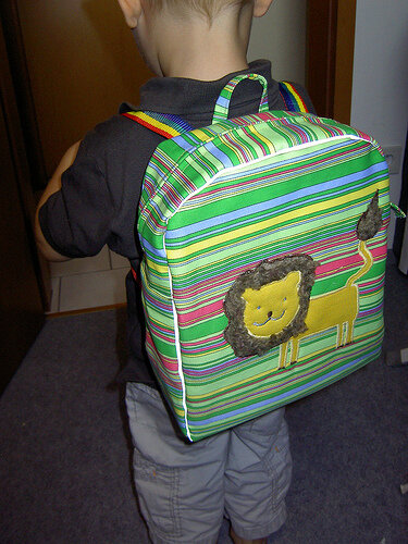 "When the Lion sleep tonight" Kinderrucksack