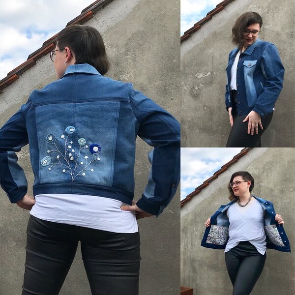 Jeansjacke Audrey von Seamwork - Upcycling