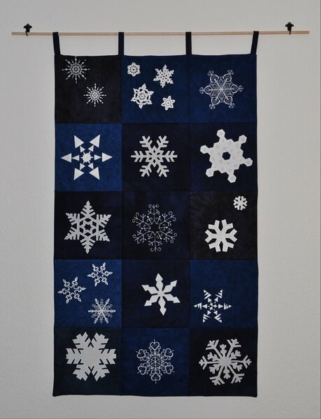 Schneeflockenquilt 2