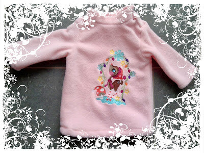fleecepulli mit stickdatei von kleiner himmel