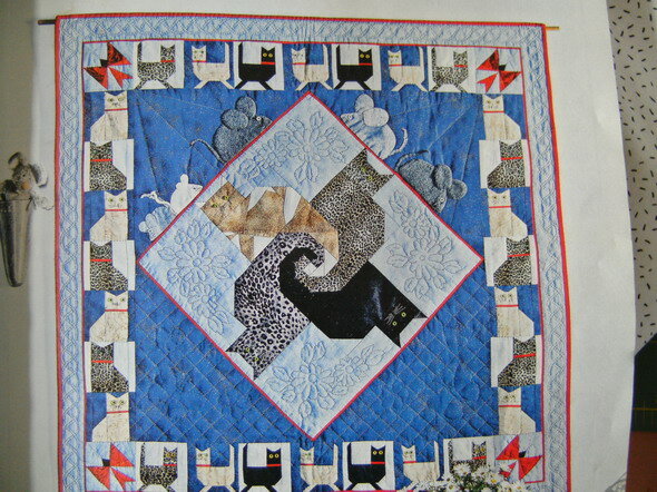 Vorlage für den Katzenquilt
aus Lena´s Patchwork 01/2010