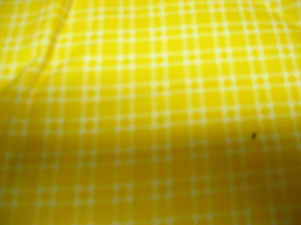 BW gelb mit weißen Karos 0,80x0,40
