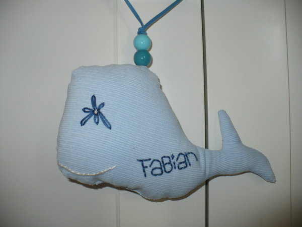 Lavendel-Fisch fürs Zimmer. Zur Geburt des kleinen Fabian!