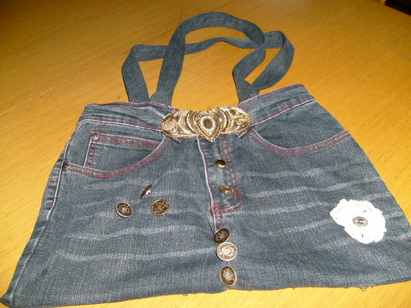 Tasche aus alter Jeans