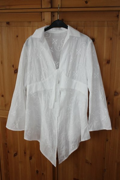 Umstandsbluse weiß