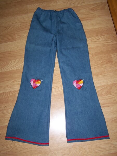 Jeans mit Herz