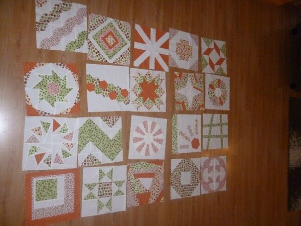 Craftsy BOM 1 bis 20

Alle fertigen Blöcke.....jetzt geht´s ans zusammenwursteln!
Januar 2013