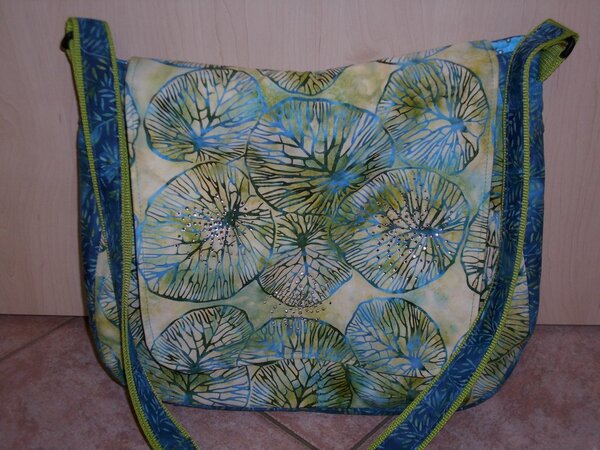 Tasche New York mit ein bisschen Glitzer verziert.