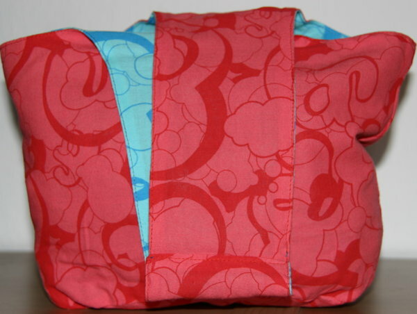 Kindertasche rot türkis