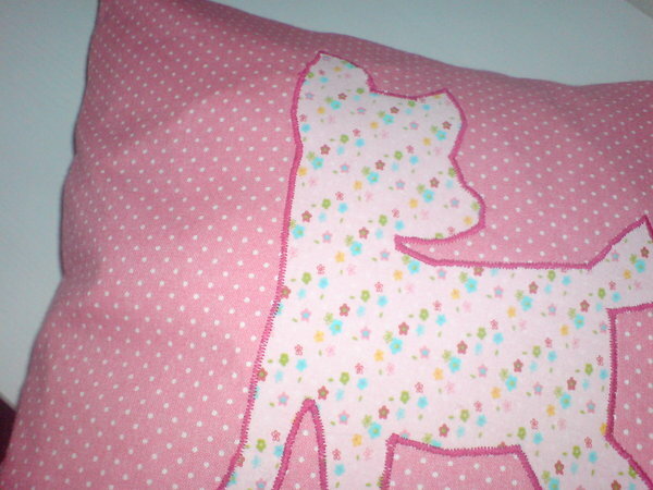 pinkfarbenes Bambi - Kissen 2