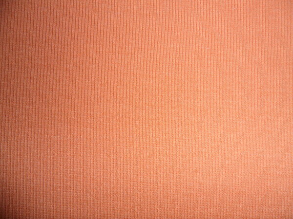 Stoff 21:
Rippjersey orange, auch als Bündchen verwendbar
vorgewaschen
90 x 151 => 1,36 m²