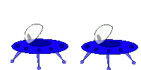 Ufo gelandet blau2
