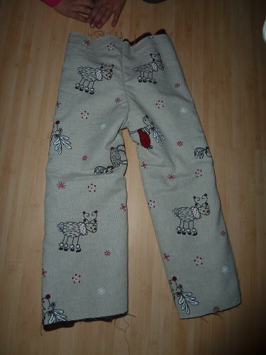 Rentierhose nach Model 616 aus der Kinder-Burda