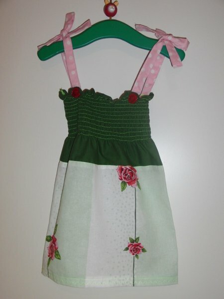 gesmokte Kleid für 2 Jährige