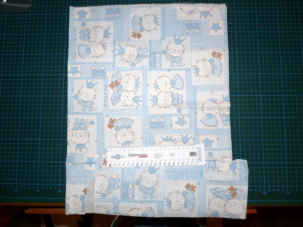 BW-Batist, 0,72m x 0,48m