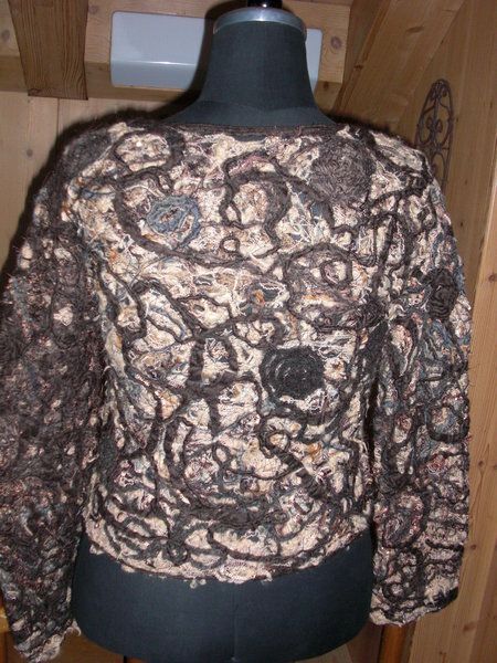 Crazy Wool Pullover Filz4