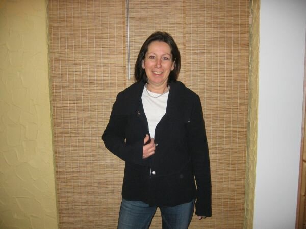 dklblaue Jacke