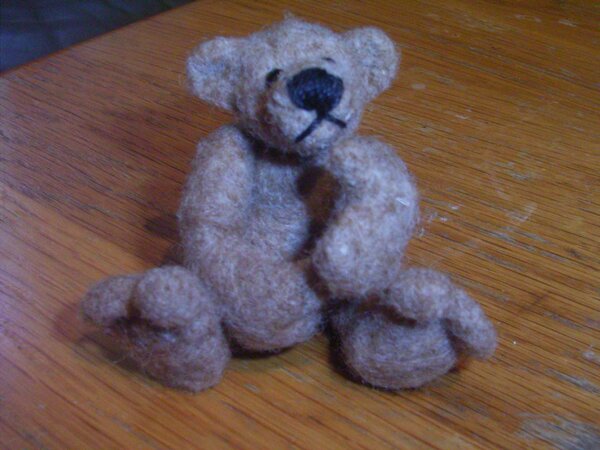 Nadelgefilzter Teddy