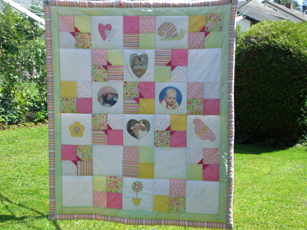 Babydecke für Valentina