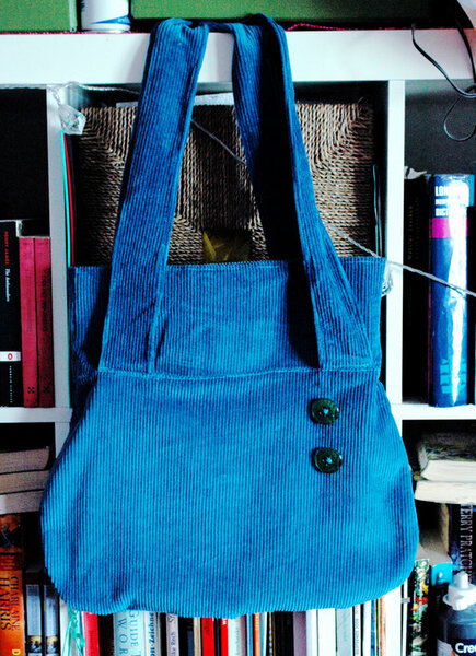 Tasche in blau