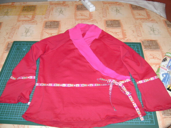 Shirt nach Wickeljacke Oland