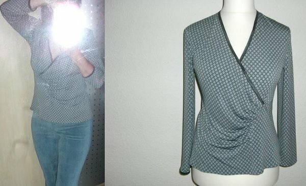 Burda 01/09 Nr.110  Jersey-Shirt am Ausschnitt u.Ärmeln eingefasst