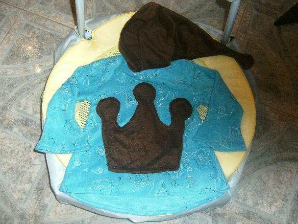 Meine 2. "Bea" in Gr.110/116, aus besticktem Fleece