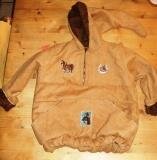 Überziehjacke Xanthos, abgefütteter hellbrauner, weicher Cord