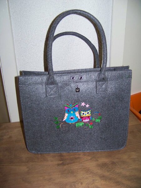 Tasche bestickt