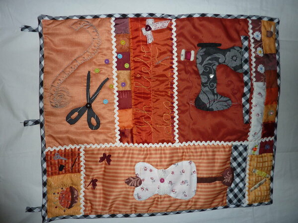 Beendeter Wandbehang