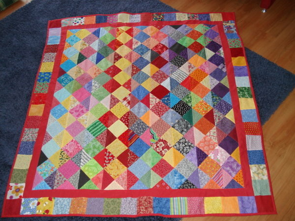 Spendenquilt Harlekin