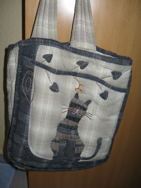 Tasche, japanische Webstoffe